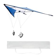 Vue Cerf-volant en polyester - Fly away de couleur bleu| Krokrodeal