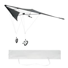 Vue Cerf-volant en polyester - Fly away de couleur noir| Krokrodeal