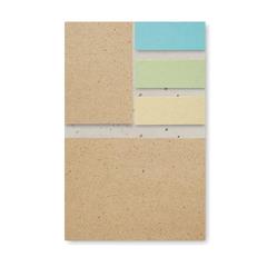 Vue Bloc notes couverture à planter - Grow me de couleur blanc| Krokrodeal