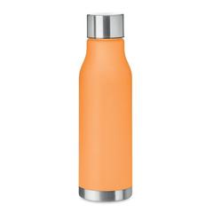 Vue Bouteille en RPET 600ml - Glacier rpet de couleur orange| Krokrodeal