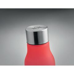 Vue Bouteille en RPET 600ml - Glacier rpet de couleur rouge| Krokrodeal