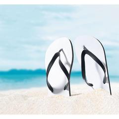 Vue Tongs pour sublimation - Do mel de couleur noir| Krokrodeal