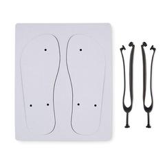 Vue Tongs pour sublimation - Do mel de couleur noir| Krokrodeal