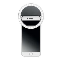 Vue Lampe portable pour selfie - Helie de couleur noir| Krokrodeal