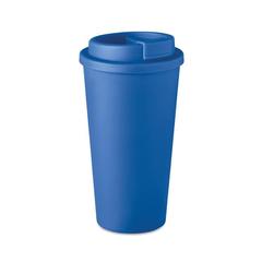 Vue Gobelet double paroi 450 ml - Tuesday de couleur bleu| Krokrodeal