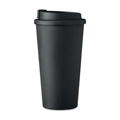 Vue Gobelet double paroi 450 ml - Tuesday de couleur noir| Krokrodeal