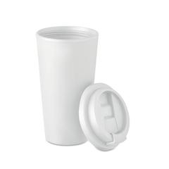 Vue Gobelet double paroi 450 ml - Tuesday de couleur blanc| Krokrodeal