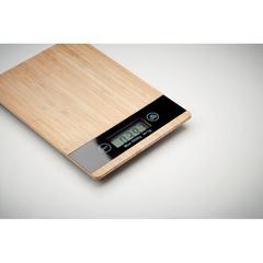 Vue Balance de cuisine bambou ABS - Precise de couleur marron| Krokrodeal