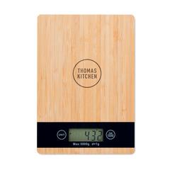 Vue Balance de cuisine bambou ABS - Precise de couleur marron| Krokrodeal