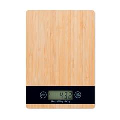 Vue Balance de cuisine bambou ABS - Precise de couleur marron| Krokrodeal