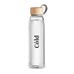 Vue Flacon en verre 500 ml - Fjord white de couleur blanc| Krokrodeal