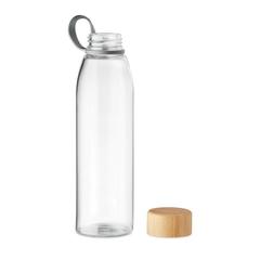 Vue Flacon en verre 500 ml - Fjord white de couleur blanc| Krokrodeal