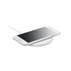Vue Chargeur sans fil ABS recyclé - Twing de couleur blanc| Krokrodeal