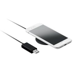 Vue Chargeur sans fil magnétique - Flake mag de couleur noir| Krokrodeal