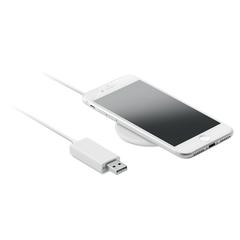 Vue Chargeur sans fil magnétique - Flake mag de couleur blanc| Krokrodeal