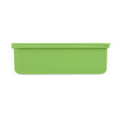 Vue Boîte à lunch avec couverts - Sunday de couleur vert| Krokrodeal