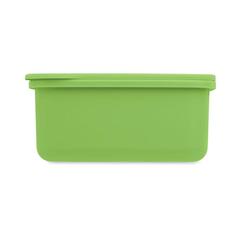Vue Boîte à lunch avec couverts - Sunday de couleur vert| Krokrodeal