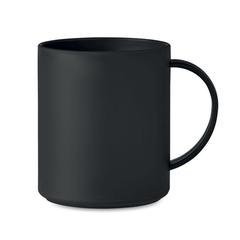 Vue Tasse réutilisable 300 ml - Monday de couleur noir| Krokrodeal
