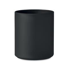 Vue Tasse réutilisable 300 ml - Monday de couleur noir| Krokrodeal