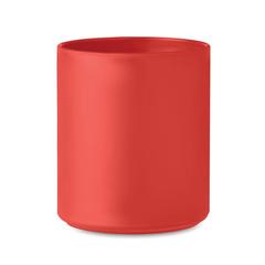 Vue Tasse réutilisable 300 ml - Monday de couleur rouge| Krokrodeal