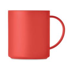 Vue Tasse réutilisable 300 ml - Monday de couleur rouge| Krokrodeal