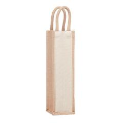 Sac en jute pour une bouteille - Campo di vino publicitaire pas cher