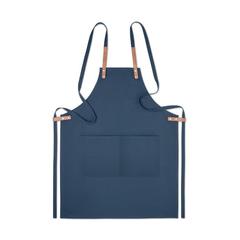 Vue Tablier coton orga. 340 gr/m². - Nagpur colour de couleur bleu| Krokrodeal