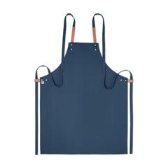 Vue Tablier coton orga. 340 gr/m². - Nagpur colour de couleur bleu| Krokrodeal