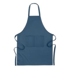Vue Tablier coton orga. 200 gr/m² - Raipur colour de couleur bleu| Krokrodeal