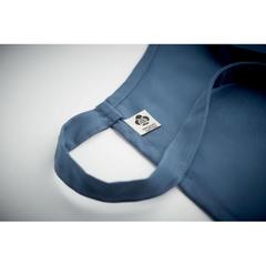 Vue Tablier coton orga. 200 gr/m² - Raipur colour de couleur bleu| Krokrodeal