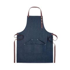Vue Tablier en denim 240 gr/m² - Denipur de couleur bleu| Krokrodeal