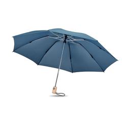 Vue Parapluie 190T RPET de 23'' - Leeds de couleur bleu| Krokrodeal