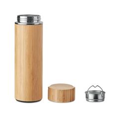 Vue Bouteille à double paroi 400 ml - Tampere de couleur marron| Krokrodeal