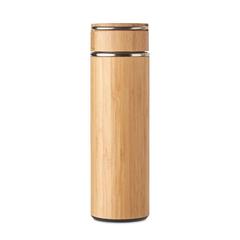 Vue Bouteille à double paroi 400 ml - Tampere de couleur marron| Krokrodeal