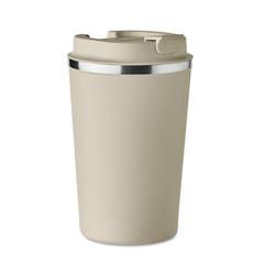 Vue Gobelet à double paroi 350 ml - Brace de couleur marron| Krokrodeal