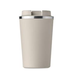 Vue Gobelet à double paroi 350 ml - Brace de couleur marron| Krokrodeal