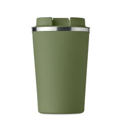 Vue Gobelet à double paroi 350 ml - Brace de couleur vert| Krokrodeal