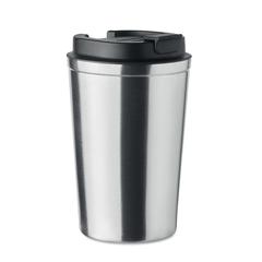 Vue Gobelet à double paroi 350 ml - Brace de couleur gris| Krokrodeal
