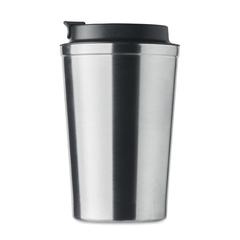 Vue Gobelet à double paroi 350 ml - Brace de couleur gris| Krokrodeal