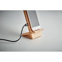 Vue Support et chargeur sans fil - Whippy plus de couleur marron| Krokrodeal