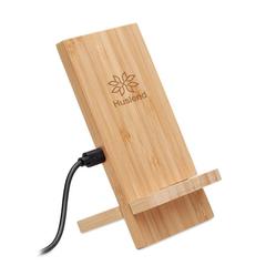 Vue Support et chargeur sans fil - Whippy plus de couleur marron| Krokrodeal