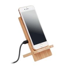 Vue Support et chargeur sans fil - Whippy plus de couleur marron| Krokrodeal