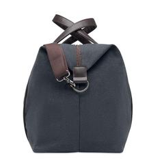 Vue Sac week-end en toile 450gr/m² - Zurich de couleur noir| Krokrodeal