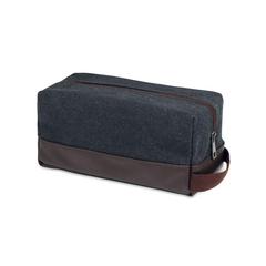 Vue Trousse en toile 450gr/m² - Zurich cosmetic de couleur noir| Krokrodeal