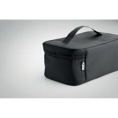 Vue Sac isotherme en 600D RPET - Growler de couleur noir| Krokrodeal