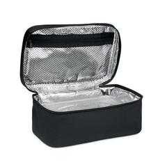 Vue Sac isotherme en 600D RPET - Growler de couleur noir| Krokrodeal