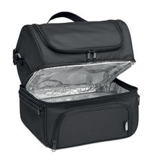 Vue Sac isotherme en 600D RPET - Iceberg de couleur noir| Krokrodeal