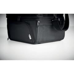 Vue Sac isotherme en 600D RPET - Iceberg de couleur noir| Krokrodeal
