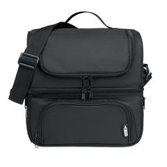 Vue Sac isotherme en 600D RPET - Iceberg de couleur noir| Krokrodeal