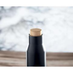 Vue Flacon à double paroi 500 ml - Dudinka de couleur noir| Krokrodeal
